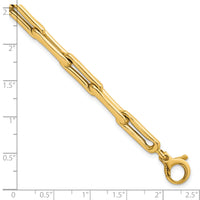 14k Polished 7.5 Fancy Link Bracelet-SF3120-7.5
