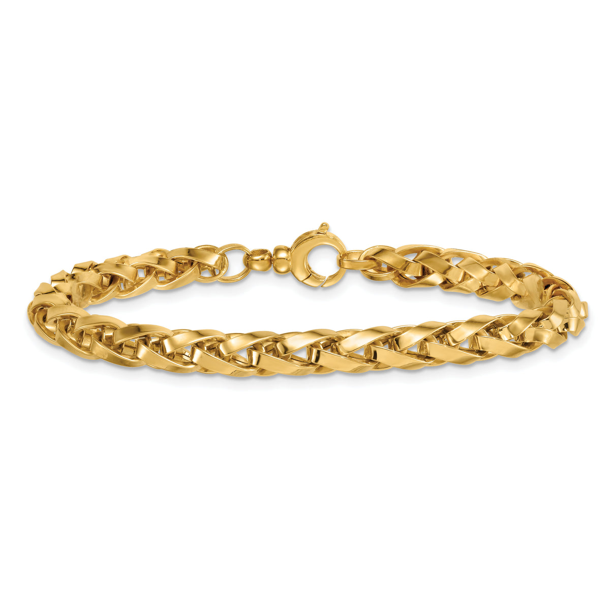 14k Polished Fancy Link Bracelet-SF3128-7.5