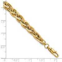14k Polished 7.5in Fancy Link Bracelet-SF3129-7.5