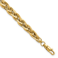 14k Polished 7.5in Fancy Link Bracelet-SF3129-7.5