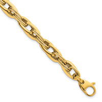 14k Polished Fancy Link Bracelet-SF3130-7.5