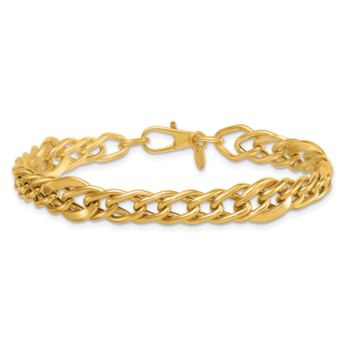 14k Polished 8in Multi Link Bracelet-SF3145-8