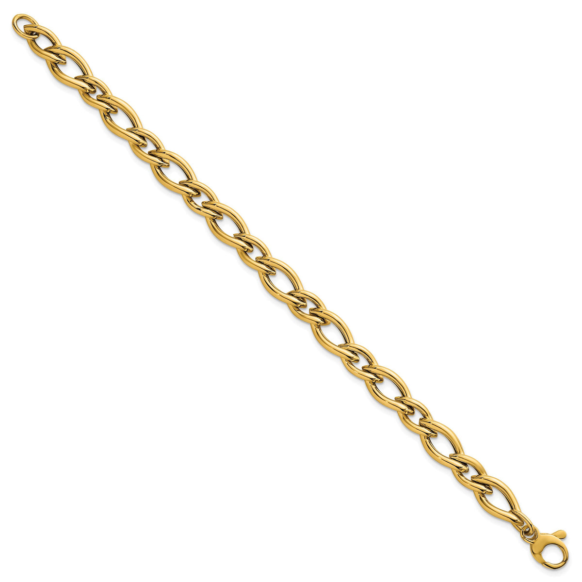 14k Polished 7.5 Fancy Link Bracelet-SF3150-7.5