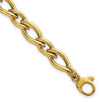 14k Polished 7.5 Fancy Link Bracelet-SF3150-7.5