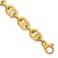 14k Polished 7.5 Fancy Anchor Link Bracelet-SF3165-7.5
