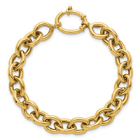 14k Polished 7.25 Fancy Link Bracelet-SF3170-7.25