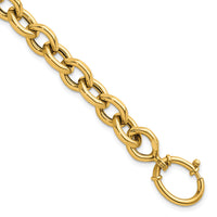 14k Polished 7.25 Fancy Link Bracelet-SF3170-7.25