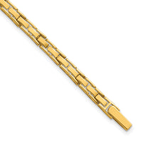 14k Polished Fancy Link 7.5in Bracelet-SF3175-7.5