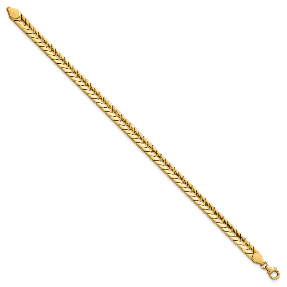 14K Polished Fancy Link 7.5 in Bracelet-SF3188-7.5