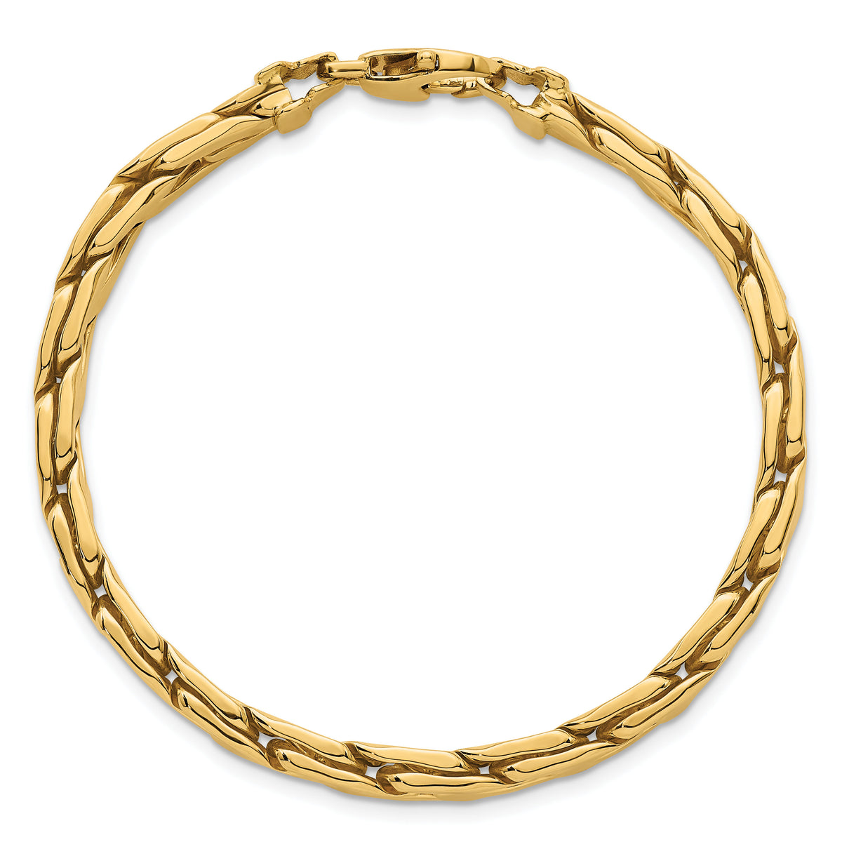 14k Polished Fancy Link Bracelet-SF3191-7.5