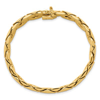 14k Polished Fancy Link Bracelet-SF3192-7.5