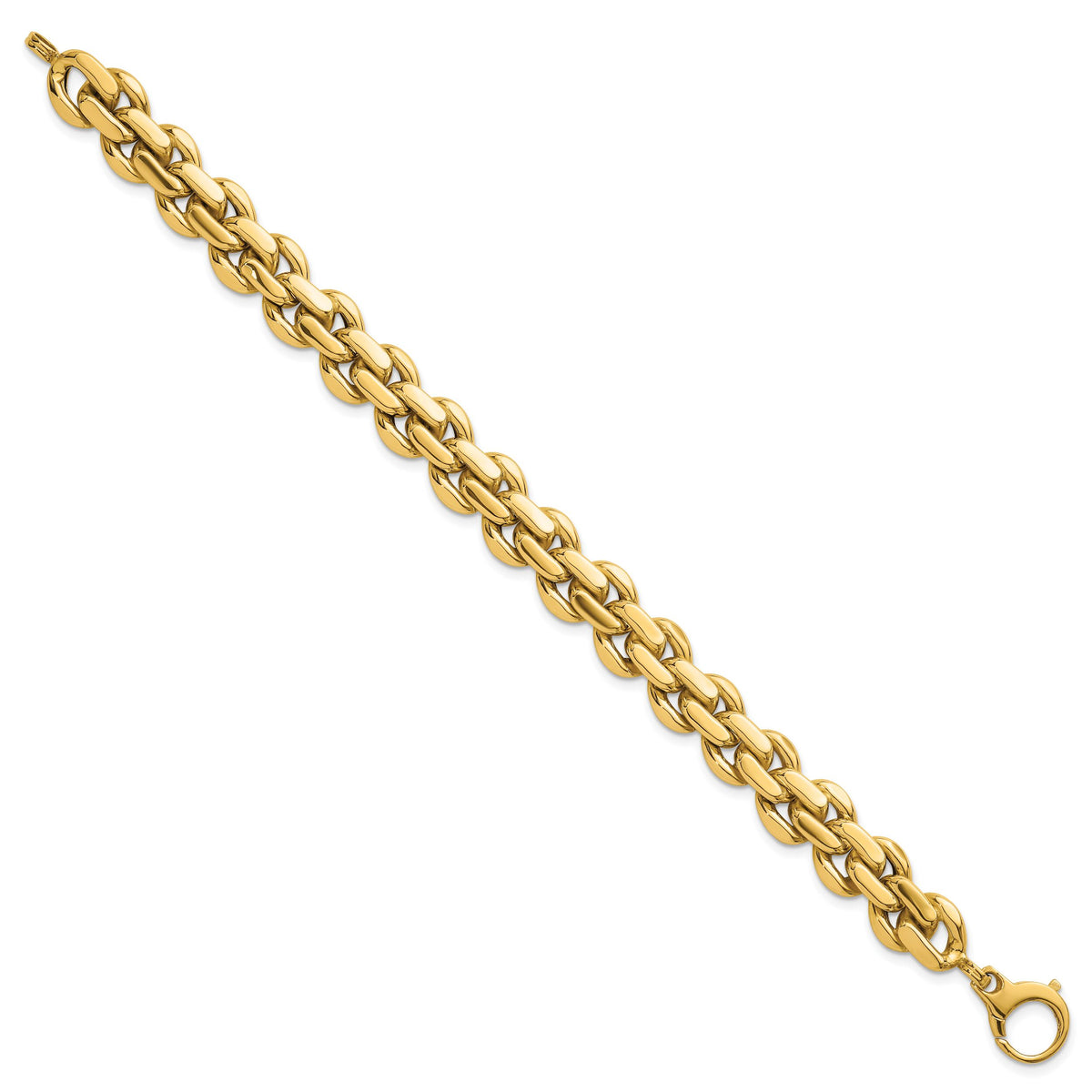 14k Polished 7.5in Fancy Link Bracelet-SF3193-7.5
