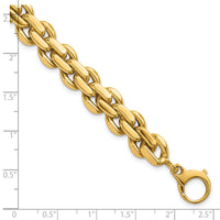 14k Polished 7.5in Fancy Link Bracelet-SF3193-7.5