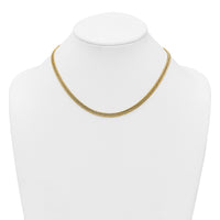 14k Polished 17in Fancy Hollow Link Necklace-SF3208-17