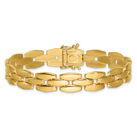 14k Polished Fancy Link Bracelet-SF3211-7.5