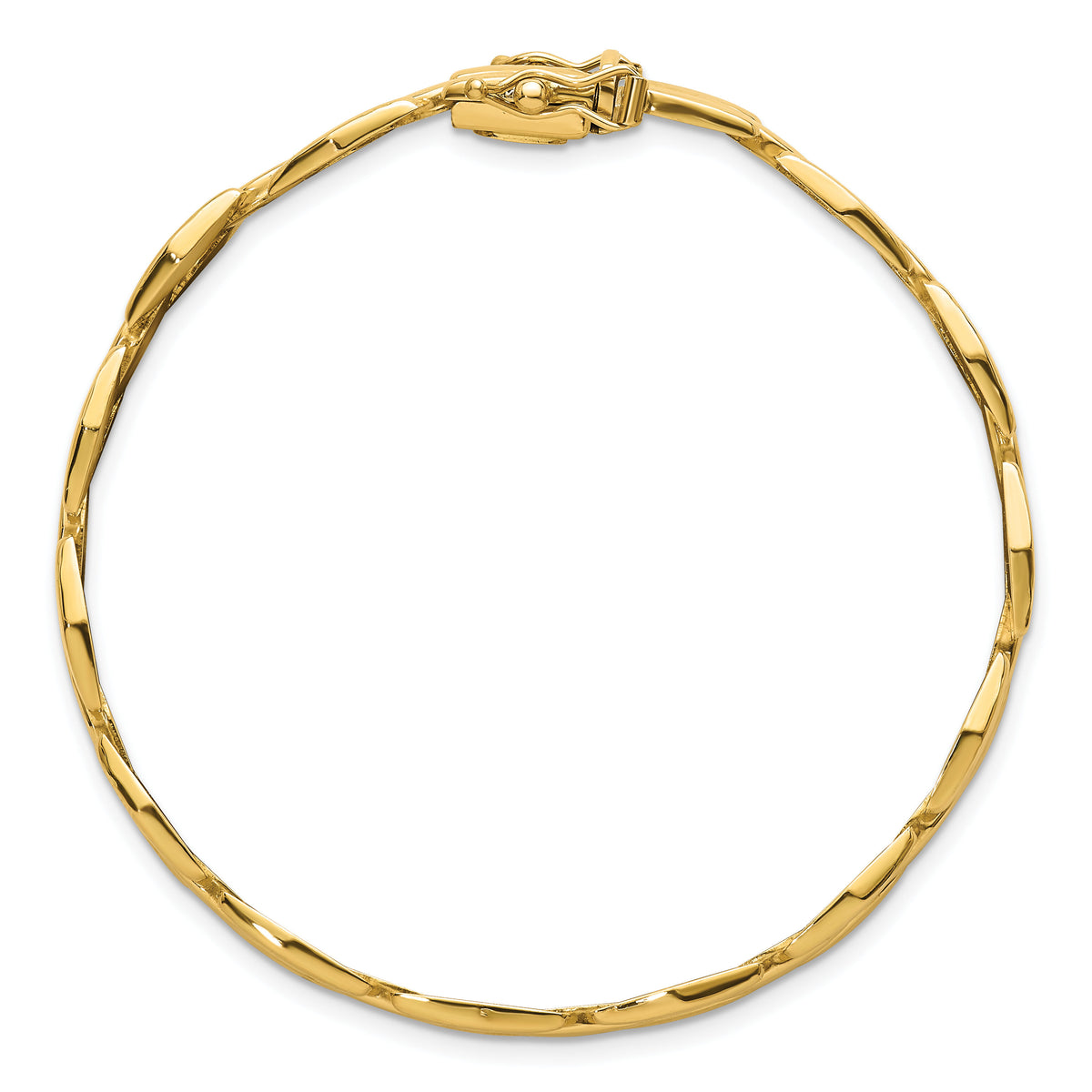 14k Polished Fancy Link Bracelet-SF3211-7.5