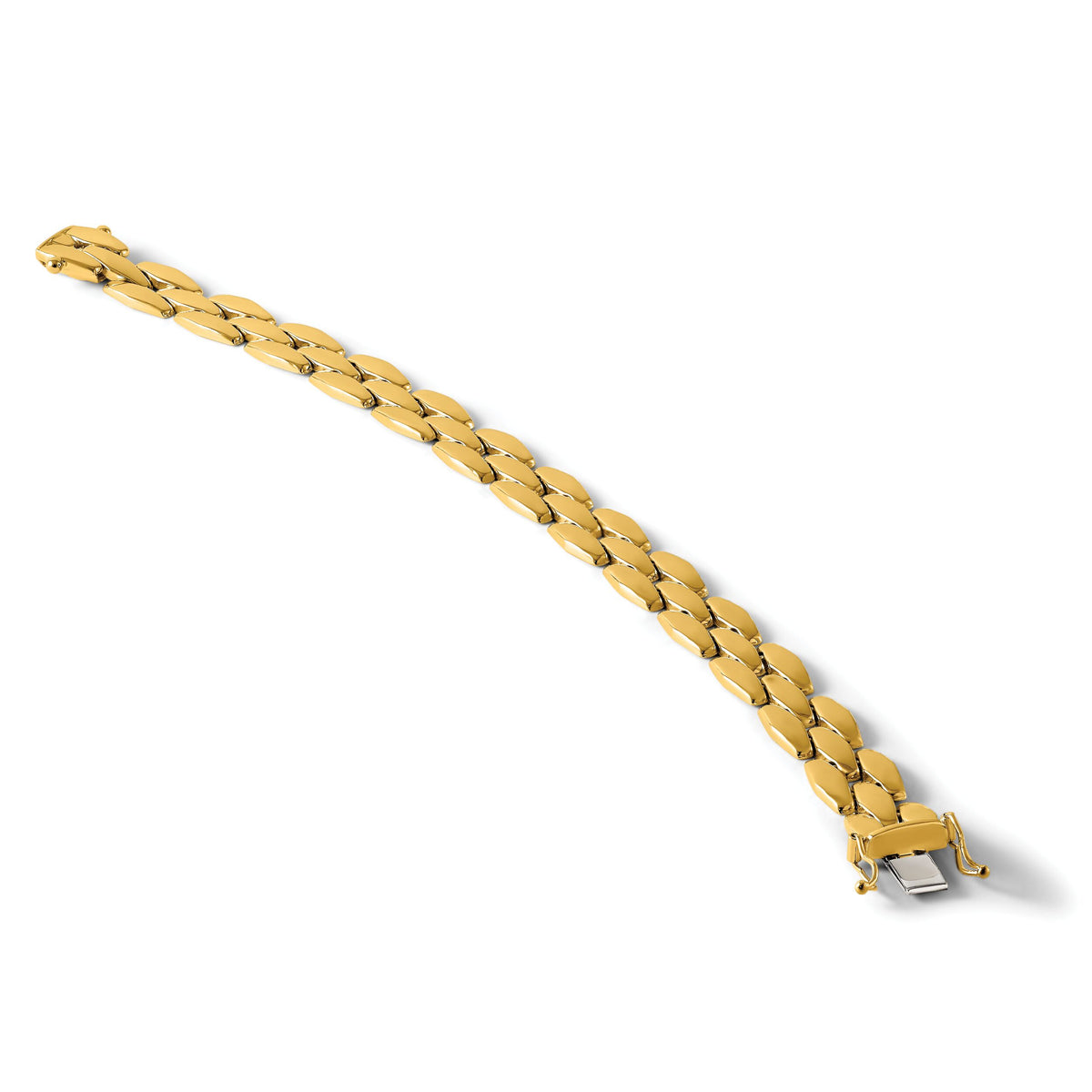 14k Polished Fancy Link Bracelet-SF3211-7.5