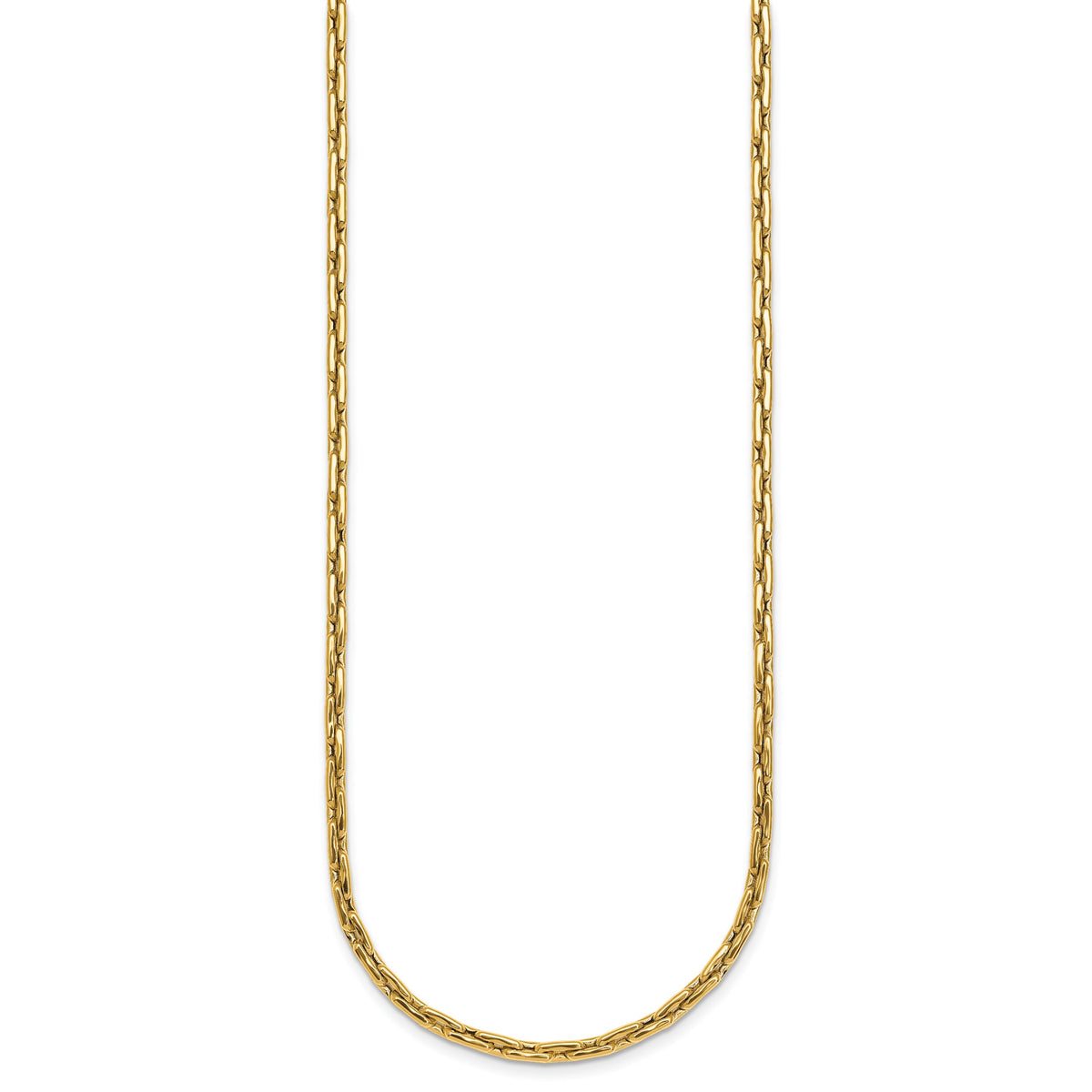 14k Polished 18in Necklace-SF3227-18