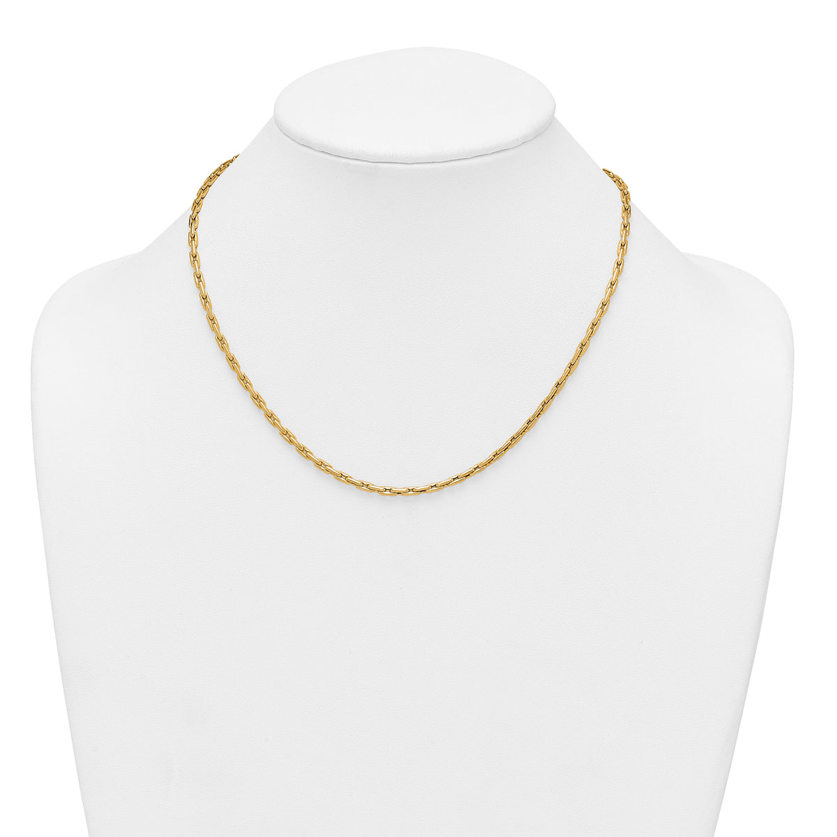 14k Polished 18in Necklace-SF3227-18