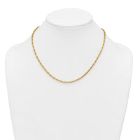 14k Polished 18in Necklace-SF3227-18