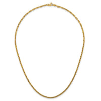 14k Polished 18in Necklace-SF3227-18
