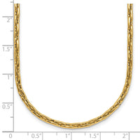 14k Polished 18in Necklace-SF3227-18