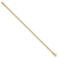 14k Polished 7.5in Bracelet-SF3227-7.5