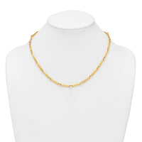 14k Polished Fancy Long Link 5mm Necklace-SF3231-18