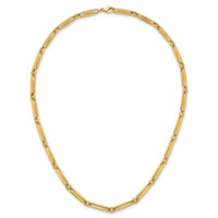 14k Polished Fancy Long Link 5mm Necklace-SF3231-18