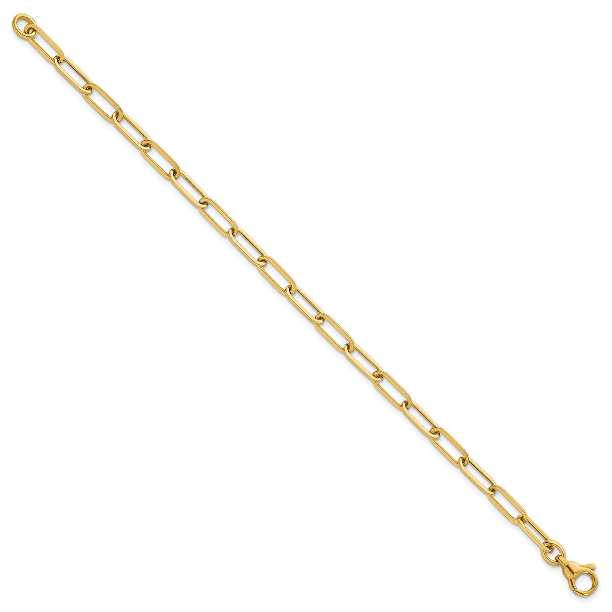 14k Polished Paper Clip Link 4.75mm Bracelet-SF3256-7.75