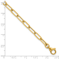 14k Polished Paper Clip Link 4.75mm Bracelet-SF3256-7.75