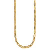 14k Polished Flat Fancy Link 18 Necklace-SF3258-18