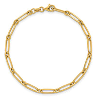 14k Polished Paperclip Link 3.75mm Bracelet-SF3259-7.25