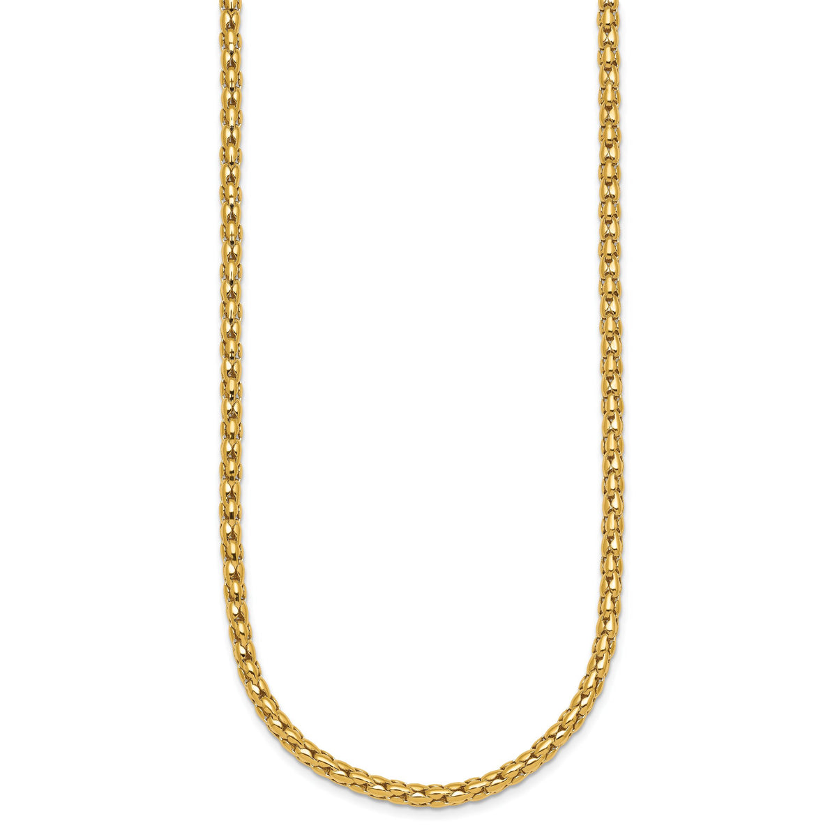 14k Polished Fancy 3.5mm Necklace-SF3263-18