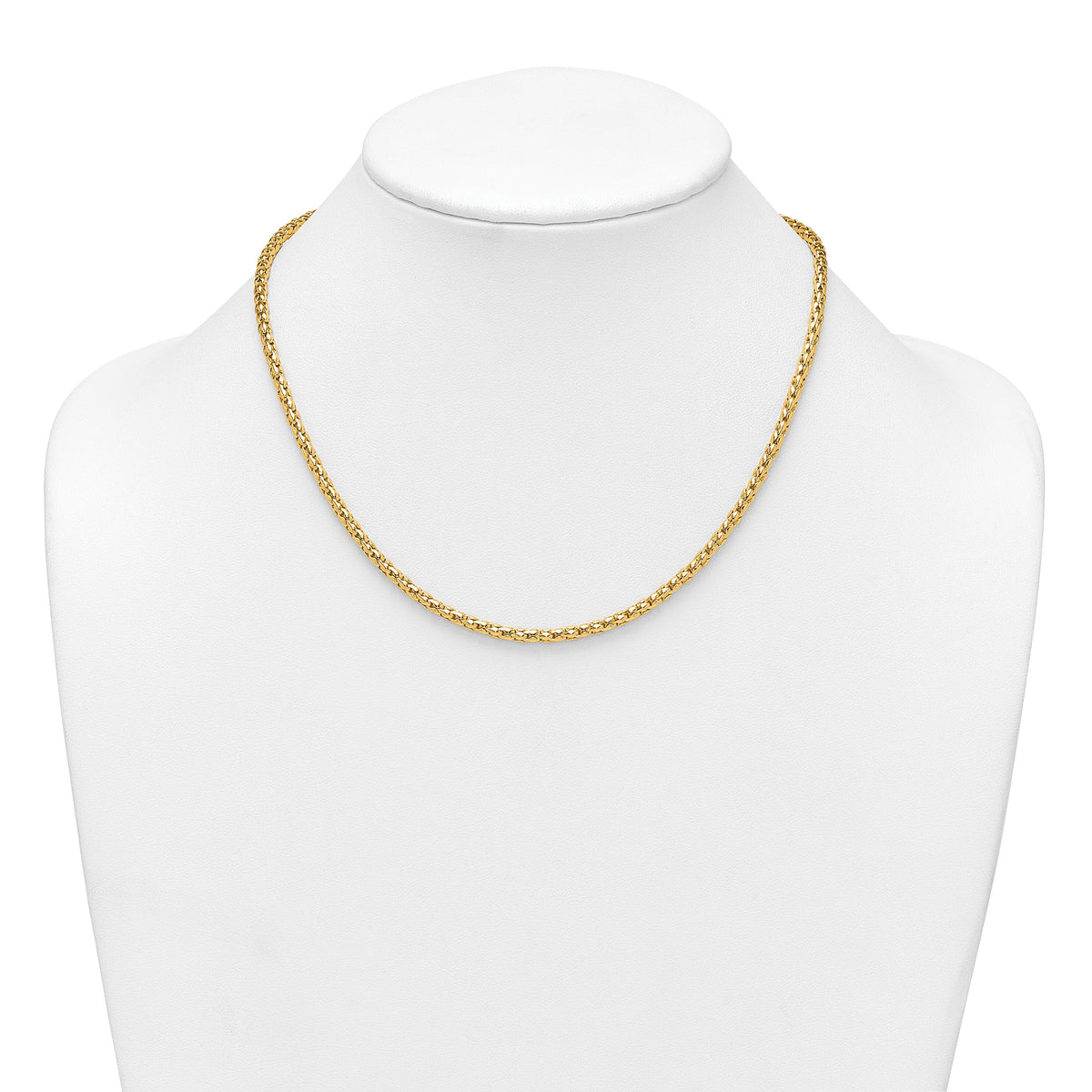 14k Polished Fancy 3.5mm Necklace-SF3263-18
