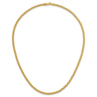 14k Polished Fancy 3.5mm Necklace-SF3263-18