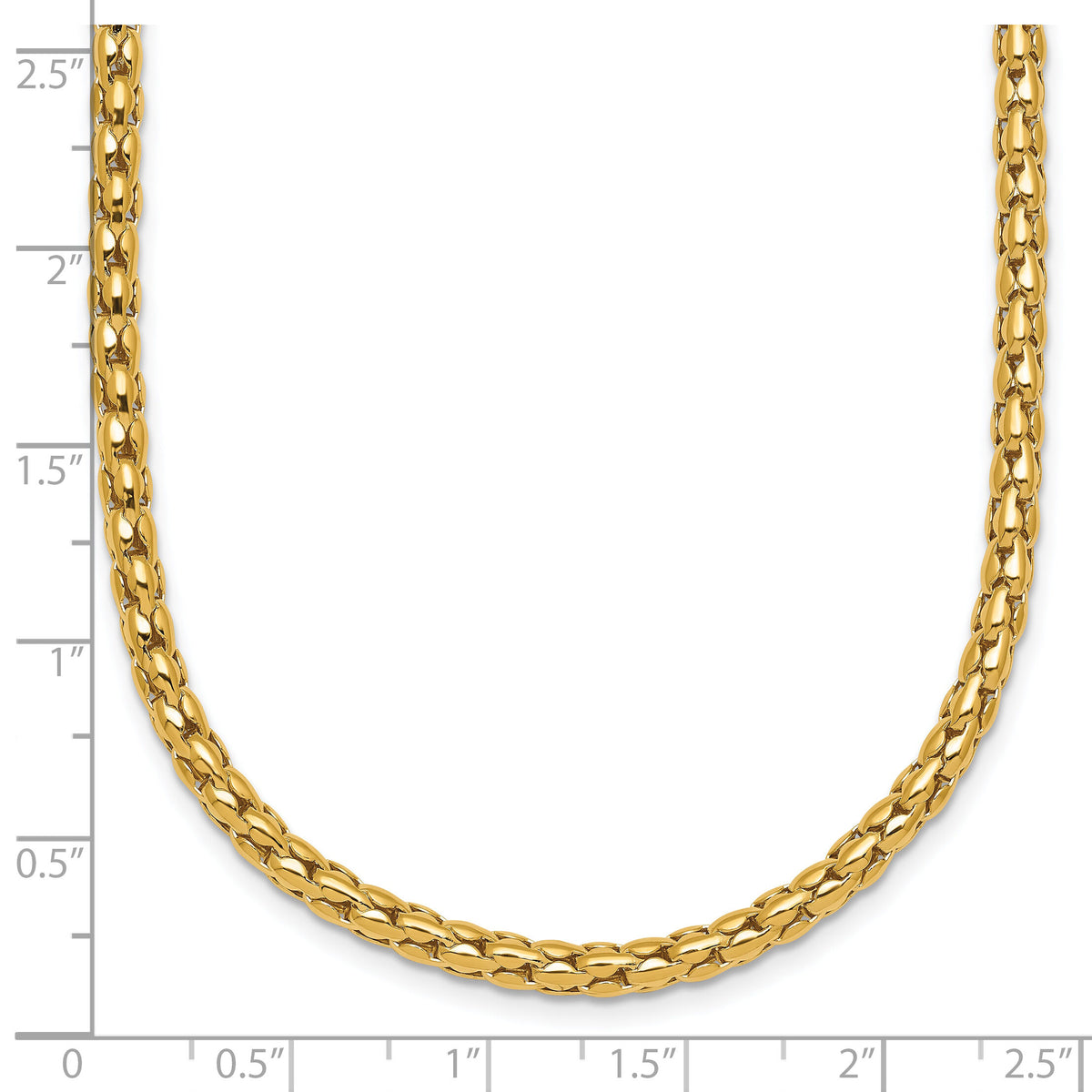 14k Polished Fancy 3.5mm Necklace-SF3263-18