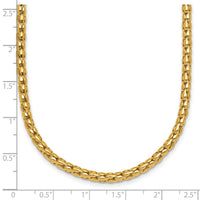 14k Polished Fancy 3.5mm Necklace-SF3263-18