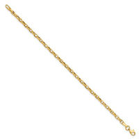 14k Fancy Link Bracelet-SF998-7.25