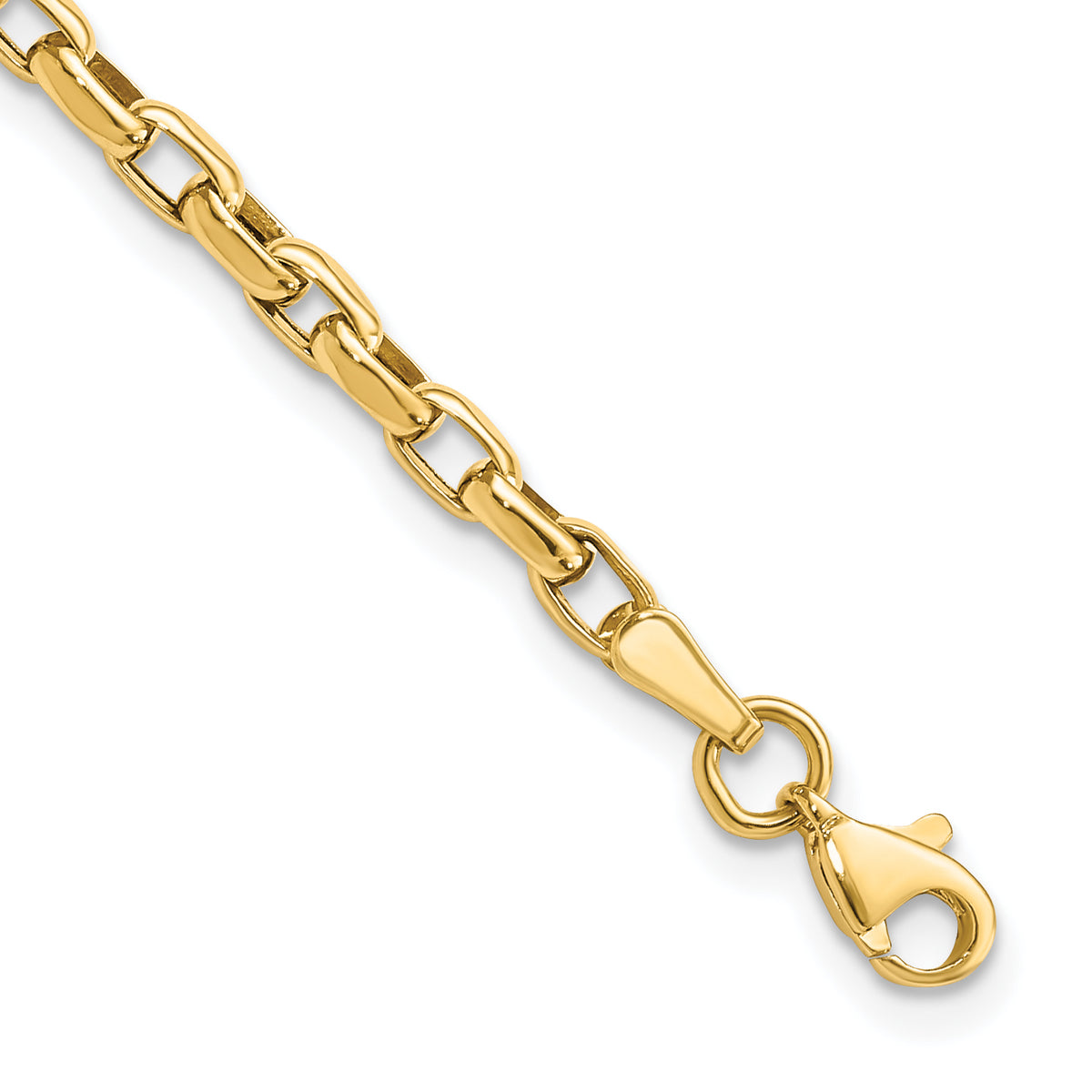 14k Fancy Link Bracelet-SF998-7.25