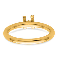 14K Stackable Diamond Initial H Ring-SK2112HY