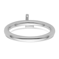 14K White Gold Stackable Diamond Initial L Ring-SK2112LW