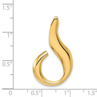 14k Fits up to 6mm Regular and Fancy Omega Slide-SL13