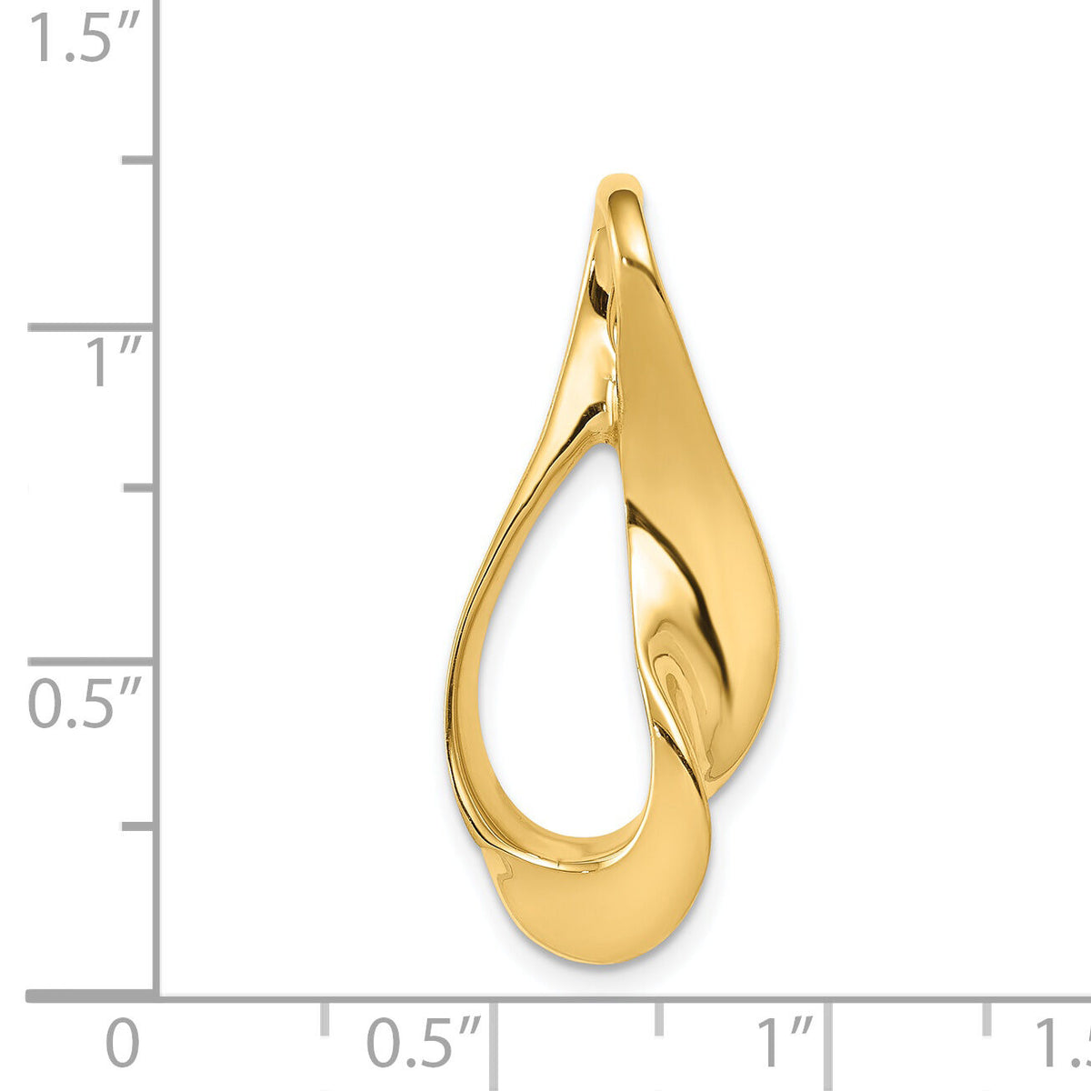 14k Fits up to 3mm Regular, 6mm Fancy Reversible Omega Slide-SL164