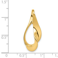14k Fits up to 3mm Regular, 6mm Fancy Reversible Omega Slide-SL164