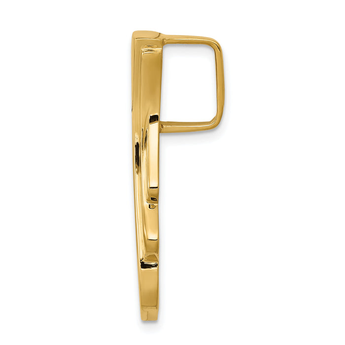14k Fits up to 6mm Reg, 8mm Fancy Omega Slide-SL213