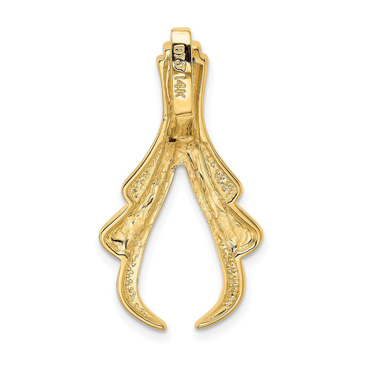 14k Fits up to 6mm Reg, 8mm Fancy Omega Slide-SL213