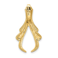 14k Fits up to 6mm Reg, 8mm Fancy Omega Slide-SL213
