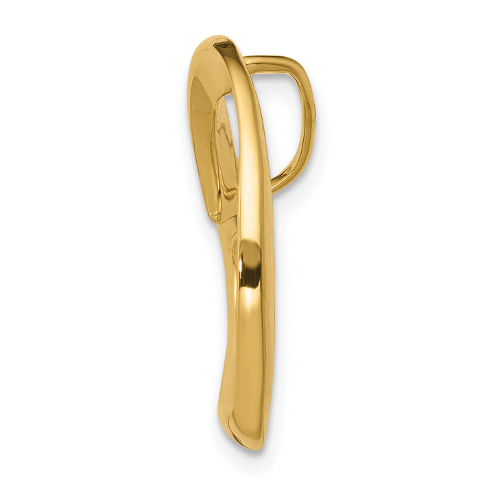 14k Heart Slide-SL224