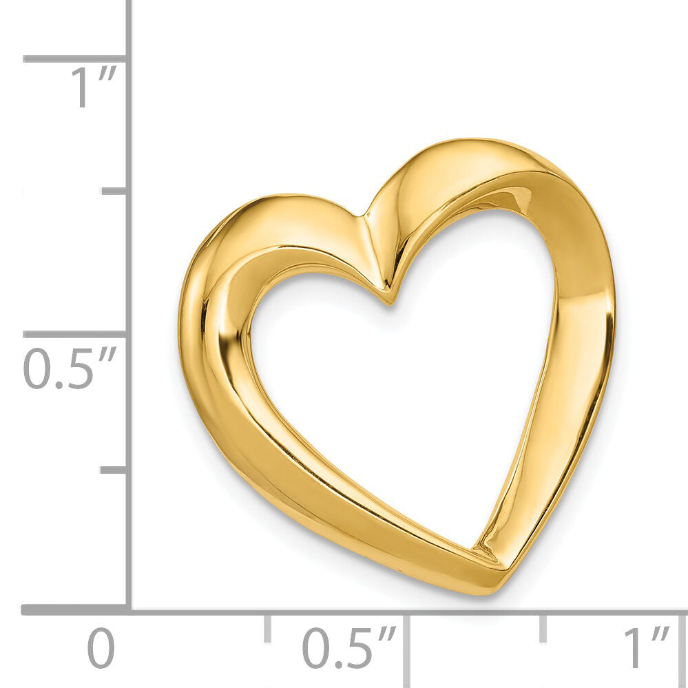 14k Heart Slide-SL224